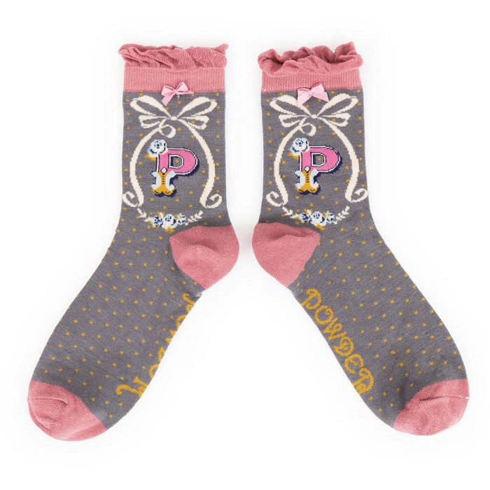 initial socks ladies