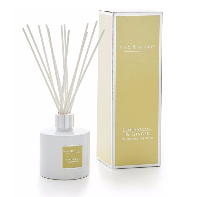 Max Benjamin Lemongrass And Ginger Fragrance Diffuser 150ml Candles And Diffusers Arboretum 7898