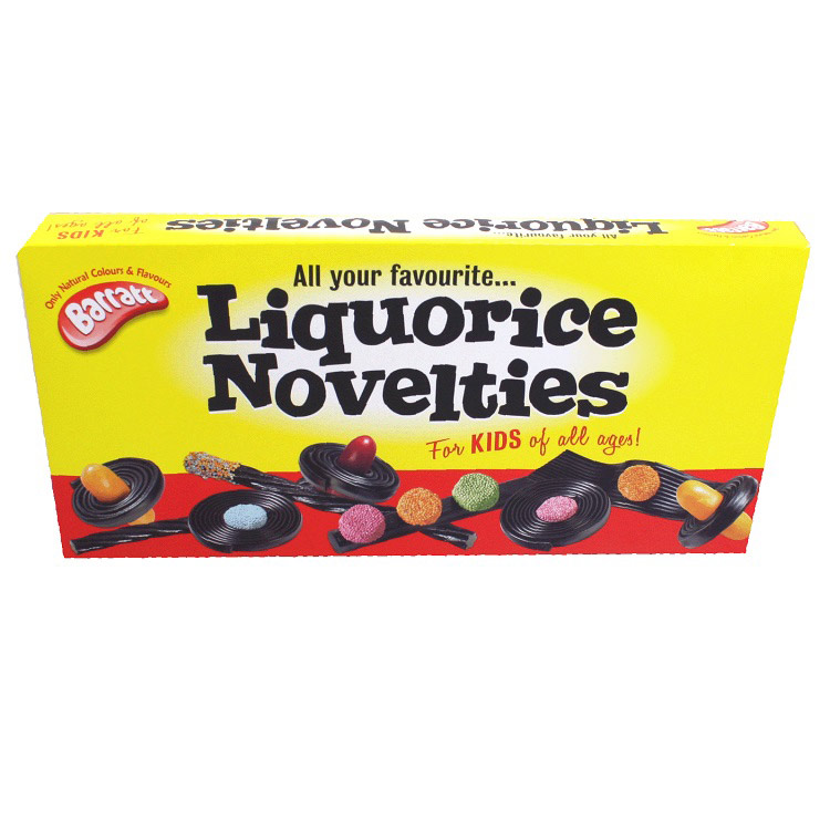 Liquorice Novelties Gift Box 270g Sweets & Chocolates Arboretum