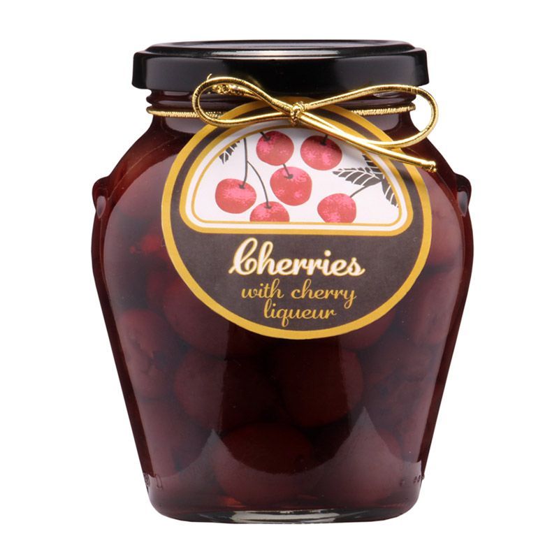 Black Cherries Kirsch 360g Christmas Jams & Preserves Arboretum