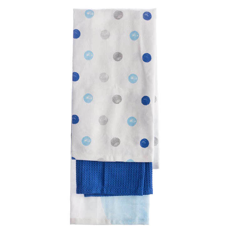 P&K Padstow Blue Tea Towels (Set Of 3) - Table Linens & Textiles ...