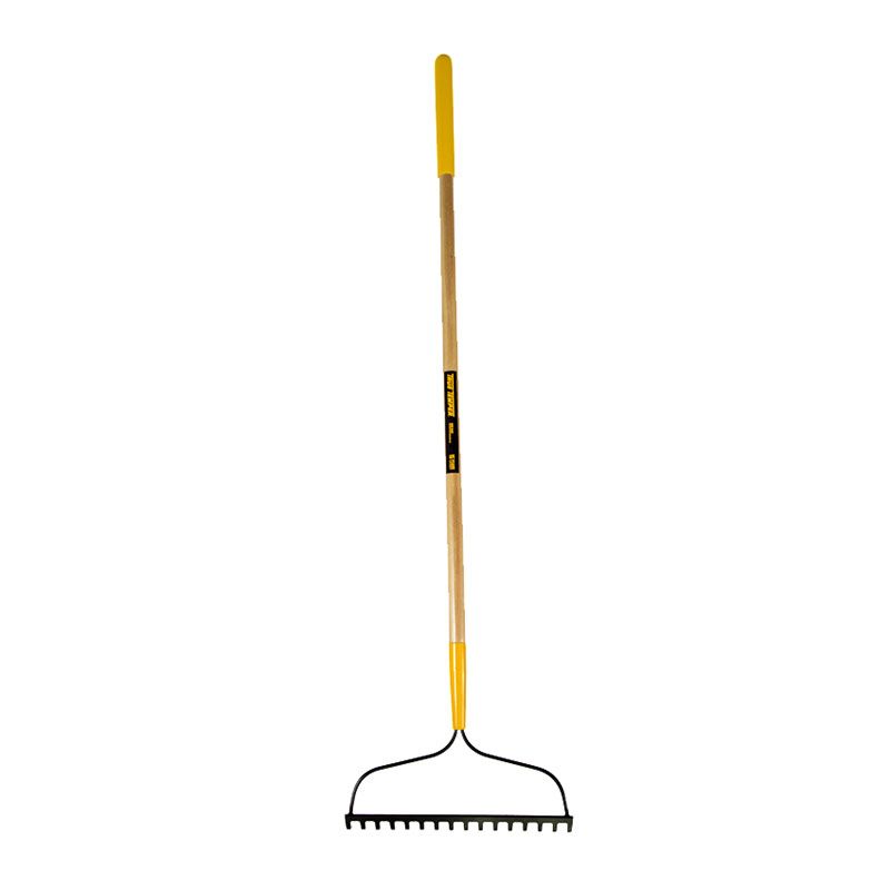 True Temper Bow Rake 16 Tooth Wood Handle - Cultivation Tools ...