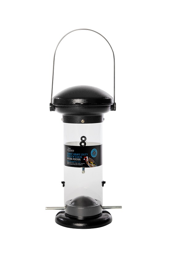 Giant Heavy Duty Flick N Click Nyjer Feeder Wild Bird Feeders