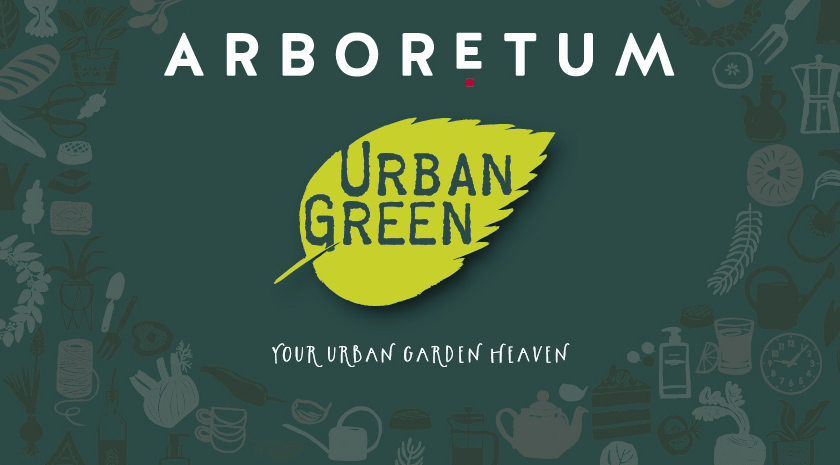 Arboretum Urban Green Café Banner